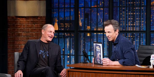 Harrelson later joked about his "SNL" appearance and talked about his marijuana dispensary during an appearance on "Late Night With Seth Meyers."