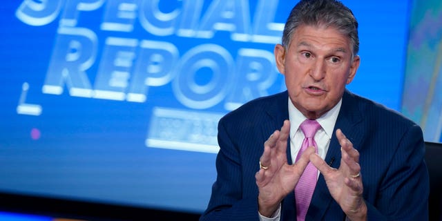 Sen.  Joe Manchin, DW.Va., speaks with Bret Baier during "Special Report With Bret Baier" at the FOX News DC Bureau on September 13, 2022, in Washington, DC.