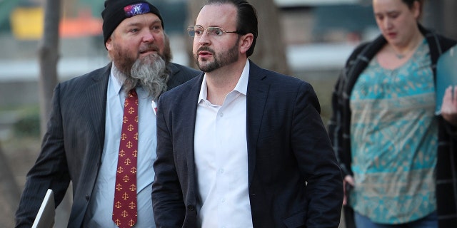 Attorney Steven Metcalf, representing seditious conspiracy defendant Dominic Pezzola, seen arriving at court on December 19, 2022, in Washington, DC, for jury selection. The trial resumes on Wednesday.