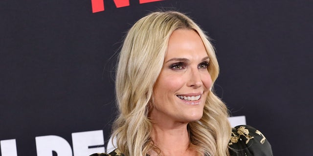 Molly Sims is shown at the premiere of Netflix's "You People."