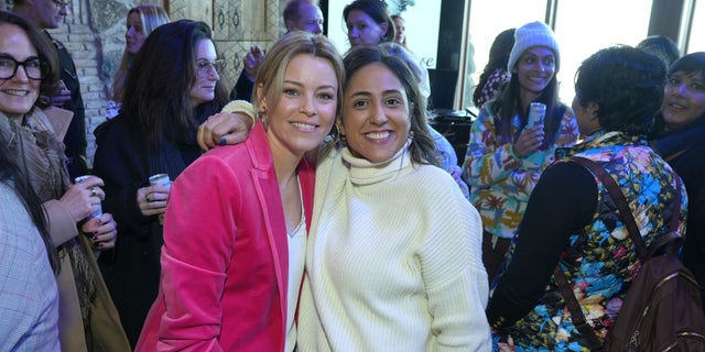 Elizabeth Banks and guest attend Elizabeth Banks & Archer Roose Wines: Honoring the Next Generation of Female Filmmakers during Sundance at the UTA House on Jan 21, in Park City, Utah.