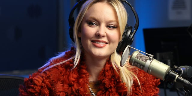 Pop star Zara Larsson visits SiriusXM Studios on January 31, 2023 in New York City. Larsson came under fire from social media after arguing that people who want to sit in silence in movie theaters should go home.