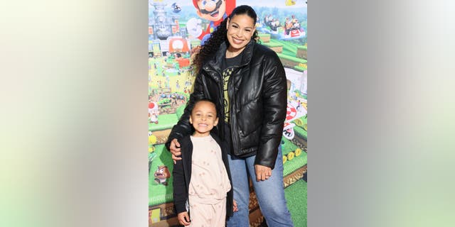 On the red carpet, Jordin Sparks told Fox News Digital that she was excited to experience Super Nintendo World with her 4-year-old son Dana Isaiah Jr.