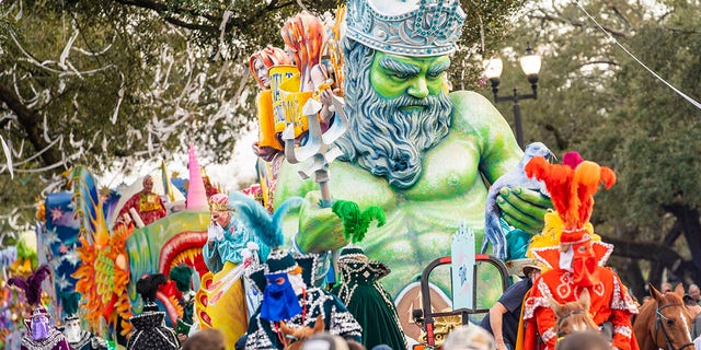 The 2023 Krewe of Proteus parade took spot connected Feb. 20, 2023, successful New Orleans, Louisiana. 
