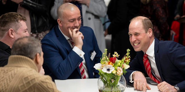 Prior to the opening of the Sir Tasker Watkins Suite, Prince William shared a laugh with injured players.