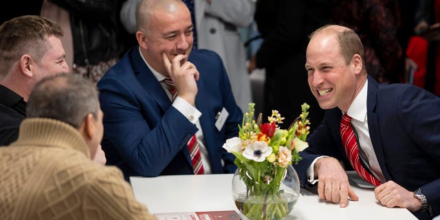 Prior to the opening of the Sir Tasker Watkins Suite, Prince William shared a laugh with injured players.