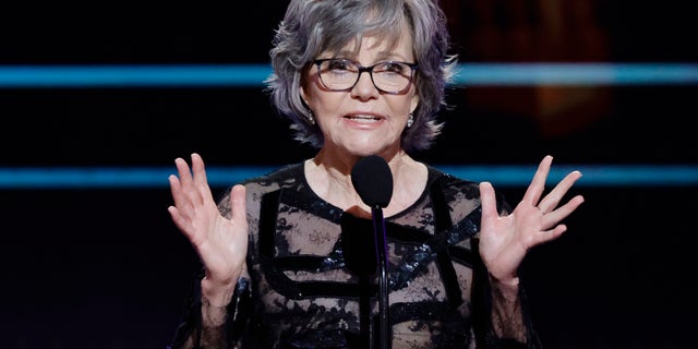 Honoree Sally Field accepts the SAG Life Achievement Award onstage during the 29th Annual Screen Actors Guild Awards at Fairmont Century Plaza on February 26, 2023 in Los Angeles, California.