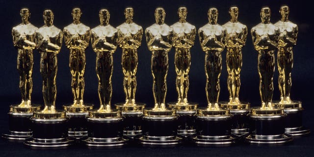 The Oscars statuette is given out to recipients in 24 categories.