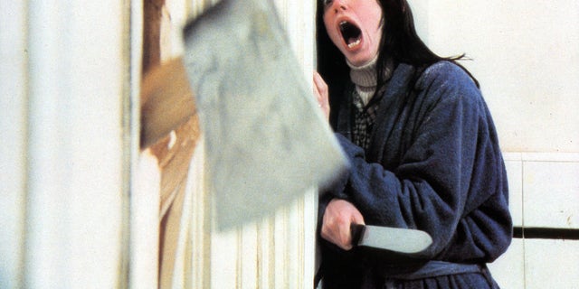 A terrified Shelley Duvall in "The Shining" in 1980. 