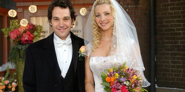 Paul Rudd, left, appeared in seasons 9 and 10 of "Friends" as Lisa Kudrow's love-interest.