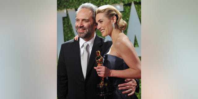 Kate Winslet won a Golden Globe Award for her role in "Revolutionary Road" in 2009. She is pictured here with her then-husband and the film's director, Sam Mendes.