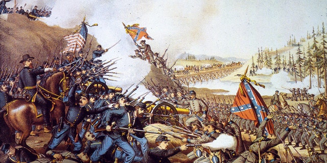On Nov. 30, 1864, Union and Confederate troops fight during the Battle of Franklin in Tennessee. Zipper inventor Whitcomb Judson was wounded at the battle.