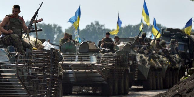 Ukrainian tanks