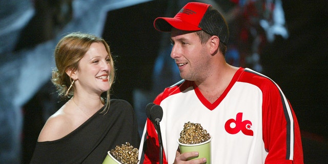 Barrymore and Sandler starred in "50 First Dates," their second movie together, following that with "Blended" a decade later. 