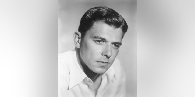 A portrait of Ronald Reagan, 40th U.S. president, in his early Hollywood years.