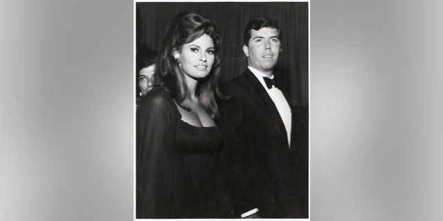 Raquel Welch and Patrick Curtis wed in 1967 before separating in 1972. They were pictured here in 1970.