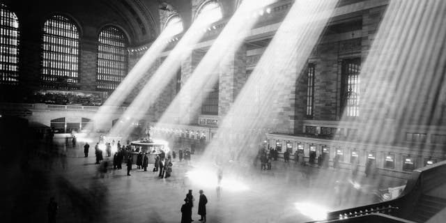 Sunlight in Grand Central, 1937.