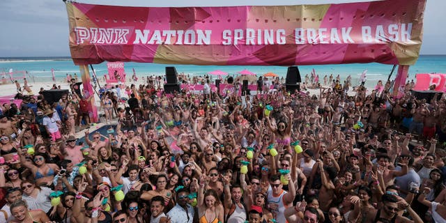 Guests attend Victoria's Secret PINK Nation Hosts Spring Break Bash on March 14, 2017 in Cancun, Mexico.  