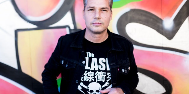 Shepard Fairey attends the Adidas x Shepard Fairey Footwear Release on June 6, 2018 in Los Angeles, California.
