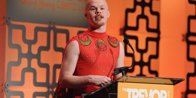 Sam Brinton speaks onstage during The Trevor Project TrevorLIVE NYC at Cipriani Wall Street on June 11, 2018 in New York City.