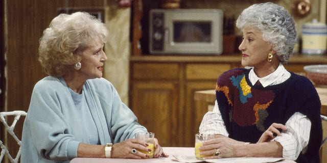 Betty White, left, as Rose Nylund and Bea Arthur as Dorothy Petrillo Zbornak. Joel Thurm said the women had two completely different styles of acting, which allegedly caused them to clash.