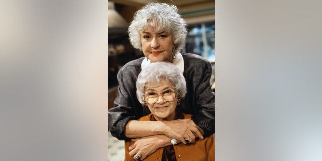 Despite playing mother and daughter, Estelle Getty, bottom, was actually younger than Bea Arthur.