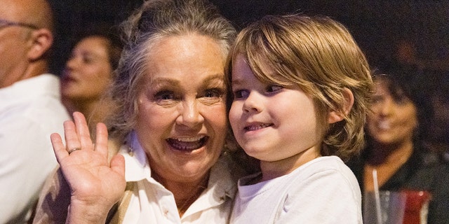 Charlene Tilton and her grandson, Wyatt, in Nashville, Tennessee.