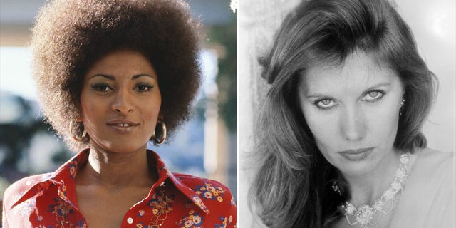 Pam Grier (left) said she has no regrets turning down the role of Octopussy, which went to Maud Adams (right).