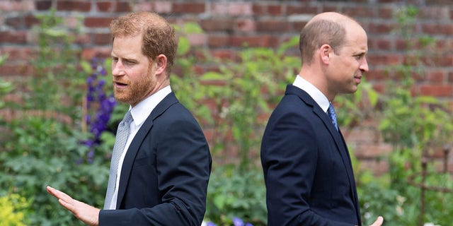In "Spare," Prince Harry (left) was candid about his strained relationship with his older brother Prince William (right), who is heir to the throne.