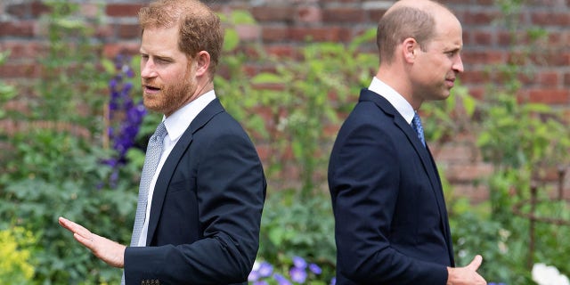 In "Spare," Prince Harry (left) was candid about his strained relationship with his older brother Prince William (right), who is heir to the throne.