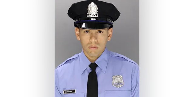 Philadelphia Police Department officer Giovanni Maysonet was shot on Wednesday.