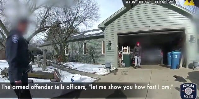 A man in Illinois was shot on Feb. 5 after he charged at police officers while carrying two large kitchen knives.