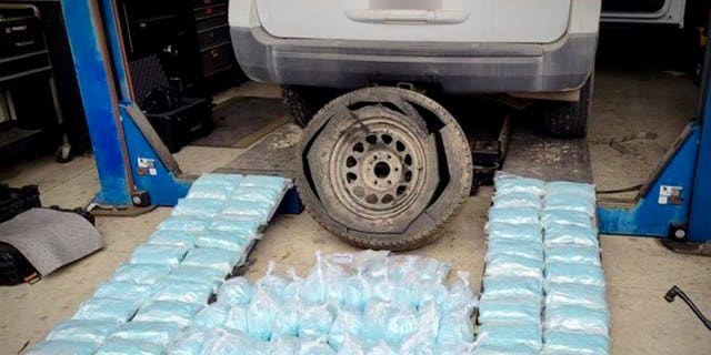 Border Patrol agents seized 232 pounds of fentanyl during a traffic stop in San Clemente, California. 