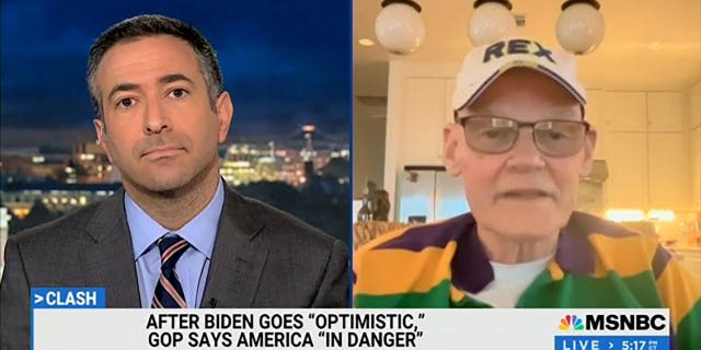 James Carville attacked "White trash" Republicans for booing President Biden.