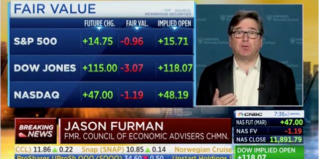 Obama economist Jason Furman joins CNBC's "Squawk Box" to discuss the January inflation numbers.