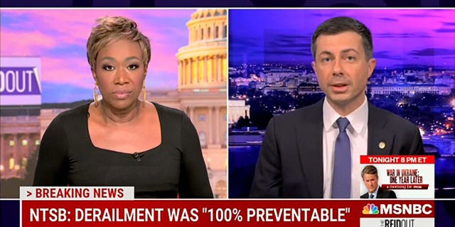 Transportation Secretary Pete Buttigieg appeared on MSNBC's "The ReidOut."