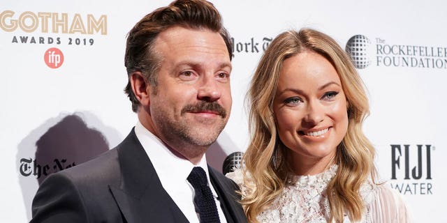 Jason Sudeikis, left, and Olivia Wilde were together for nine years before parting ways in November 2022.