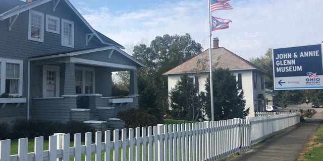 The John and Annie Glenn Museum is located in the boyhood home of war veteran, space explorer and longtime U.S. Senator John Glenn in New Concord, Ohio. 