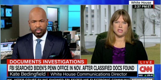 White House communications director Kate Bedingfield dodged more questions on Biden's document scandal during an appearance on CNN on Monday.