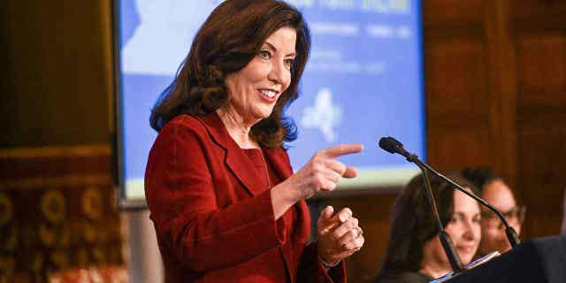 Supported by New York Gov.  Kathy Hochul plans to ban gas-powered heating appliances and gas stoves early this year.