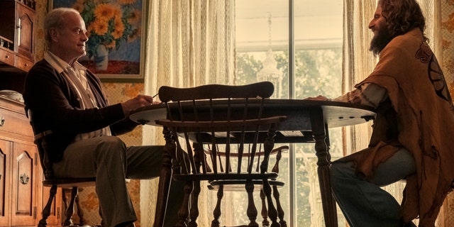 Kelsey Grammer, left, found similarities between his character Pastor Chuck Smith and his own life in Jesus Revolution.