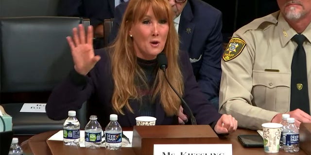 Rebecca Kiessling testifies to Congress Feb. 28, 2023 regarding the fentanyl epidemic.