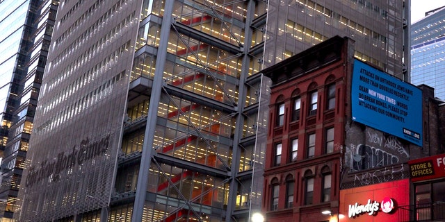 NY Times building in Manhattan
