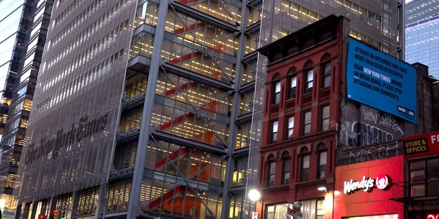 NY Times building in Manhattan