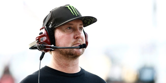Retired NASCAR driver and 23XI Racing consultant Kurt Busch walks the grid during practice for the 65th Annual NASCAR Cup Series Daytona 500 at Daytona International Speedway on February 17, 2023 in Daytona Beach, Florida.