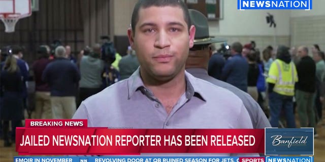 NewsNation reporter arrested at Ohio train derailment presser speaks out as charges against him are dropped NewsNation correspondent Evan Lambert was reporting from the back of a gymnasium ahead of a press conference when law enforcement began surrounding him.