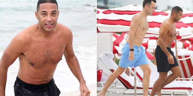 Embattled CNN host Don Lemon and his partner Tim Malone were spotted vacationing in Miami Beach just hours after he phoned in his apology to his colleagues during an editorial call.