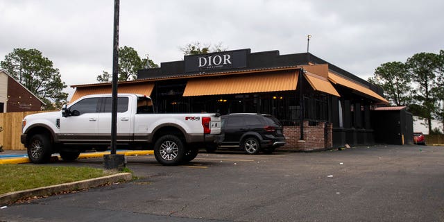 Dior Bar & Lounge on Bennington Avenue was the scene of a mass shooting that left 12 people injured, on Jan. 22, 2023, in Baton Rouge, Louisiana.