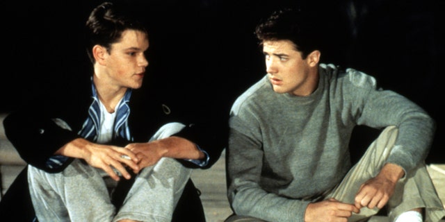 Matt Damon, left, and Brendan Fraser played Charlie Dillon and David Green, respectively, in "School Ties."