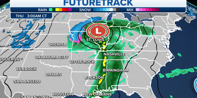 The futuretrack for the Mississippi Valley